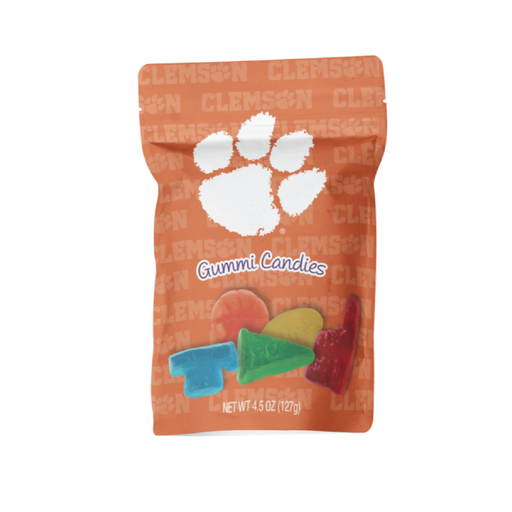 Clemson Tigers Candy Gummies Mix - Sweet and Sour (8 bags)