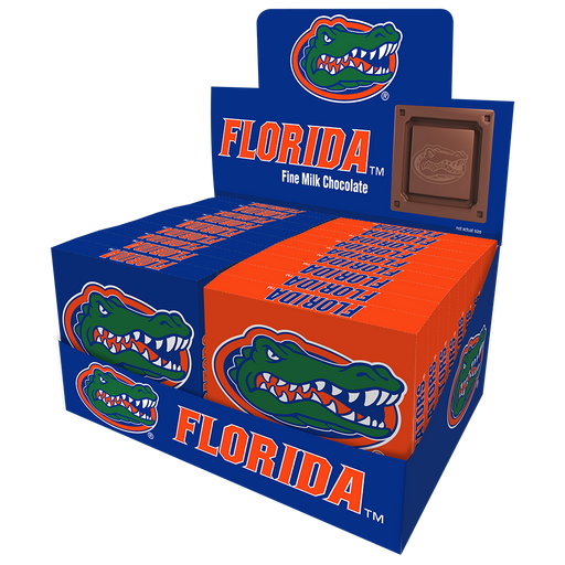 Florida Gators Embossed Chocolate Bar (18ct Counter Display)