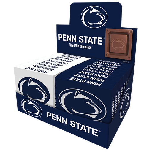 Penn State Nittany Lions Embossed Chocolate Bar (18ct Counter Display)