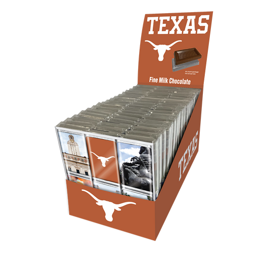 Texas Longhorns Chocolate Iconics (18ct Counter Display)