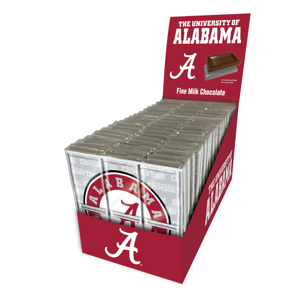 Alabama Crimson Tide Chocolate Puzzle (18ct Counter Display)