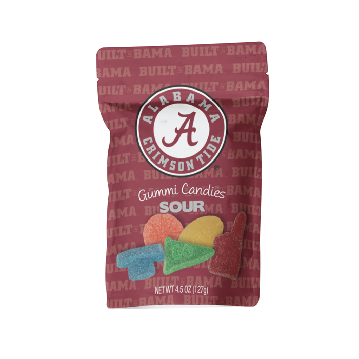 Alabama Crimson Tide Sour Gummies (12 Count Case)