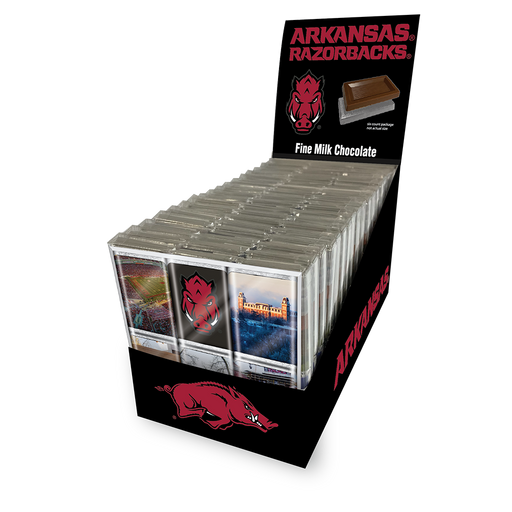 Arkansas Razorbacks Chocolate Iconics (18ct Counter Display)