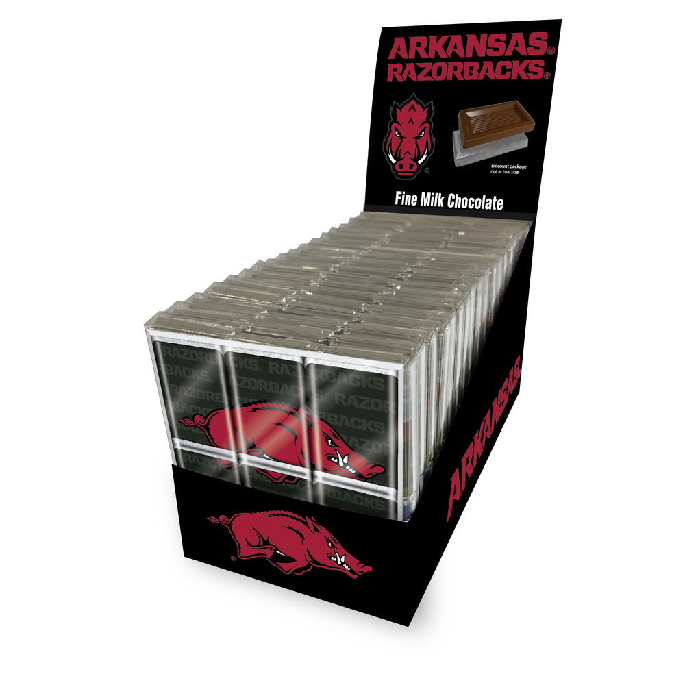 Arkansas Razorbacks Chocolate Puzzle (18ct Counter Display)