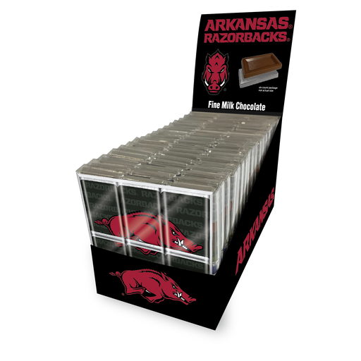 Arkansas Razorbacks Chocolate Puzzle (18ct Counter Display)