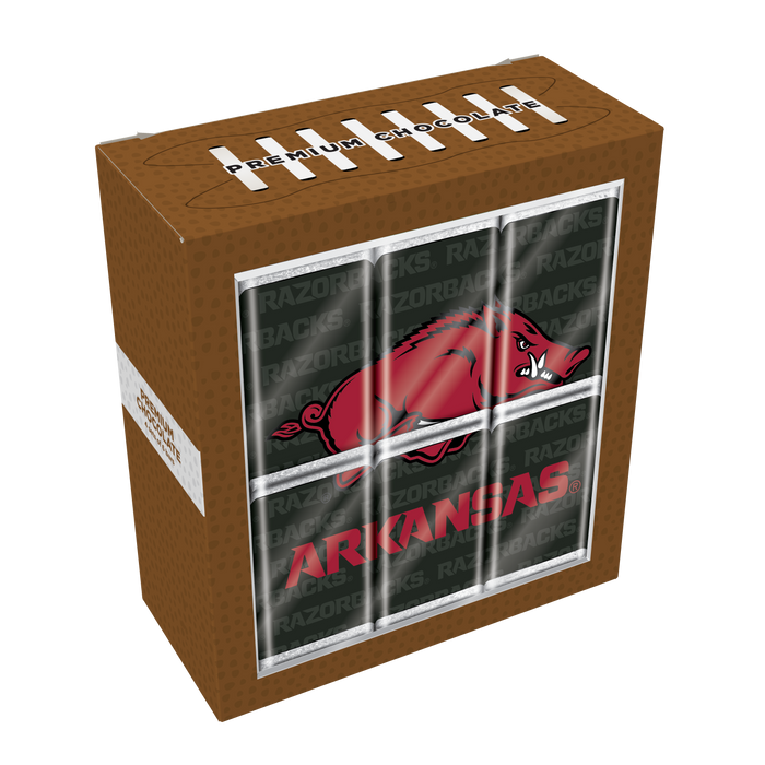 Arkansas Razorbacks Thins Chocolate Pack (4 Piece)