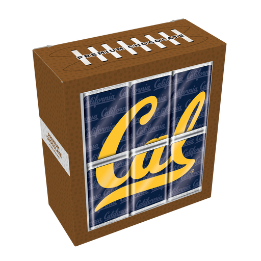 California Golden Bears Thins Chocolate Pack (4 Piece)