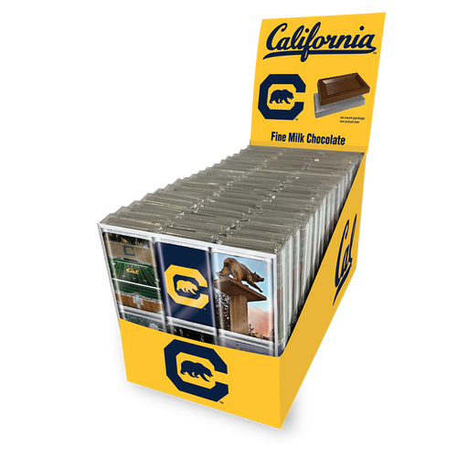 Cal Bears Chocolate Iconics (18ct Counter Display)
