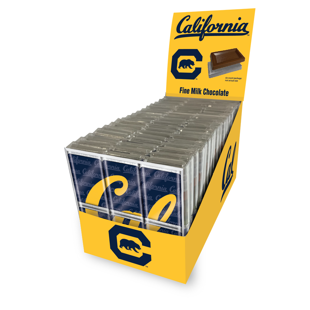 California Golden Bears Chocolate Puzzle (18ct Counter Display)