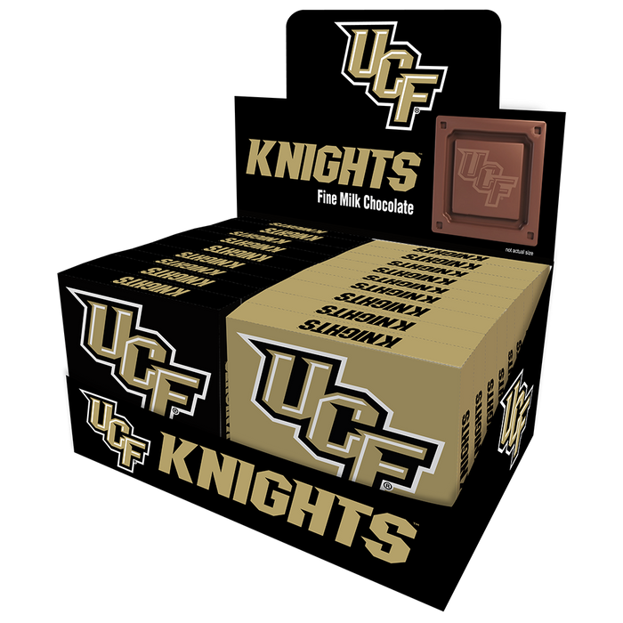 UCF Knights Embossed Chocolate Bar (18ct Counter Display)