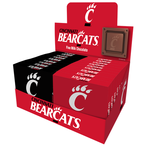 Cincinnati Bearcats Embossed Chocolate Bar (18ct Counter Display)