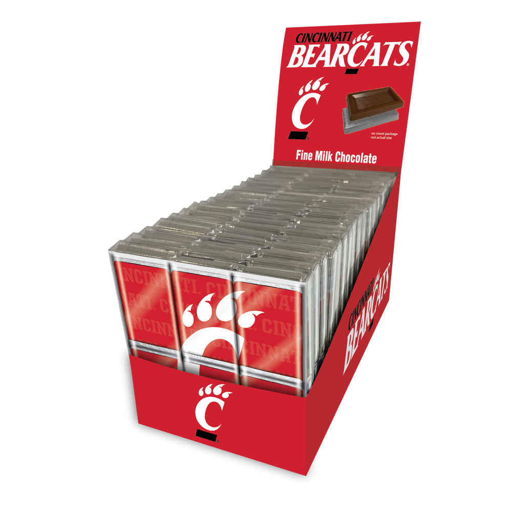Cincinnati Bearcats Chocolate Puzzle (18ct Counter Display)