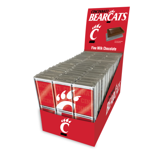 Cincinnati Bearcats Chocolate Puzzle (18ct Counter Display)