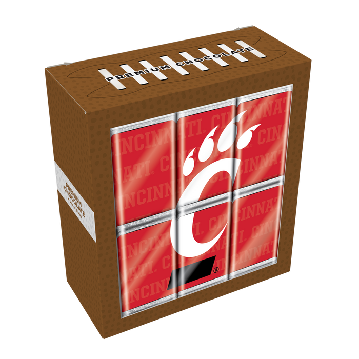 Cincinnati Bearcats Thins Chocolate Pack (4 Piece)