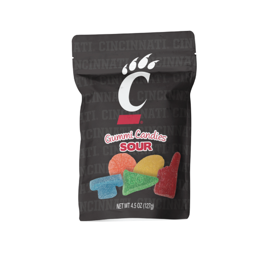 Cincinnati Bearcats Sour Gummies (12 Count Case)