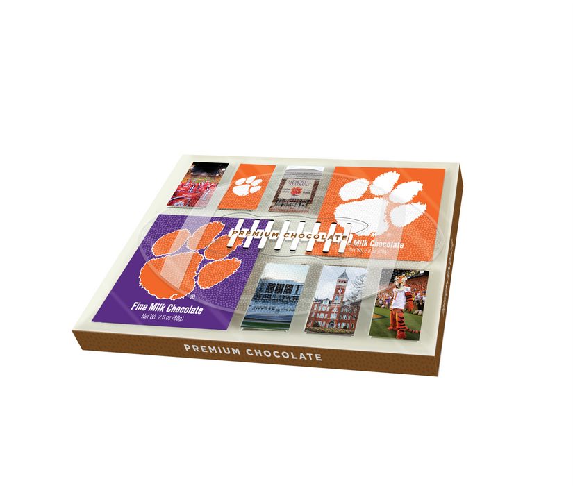 Clemson Tigers Chocolate Gift Box (8 Pieces)