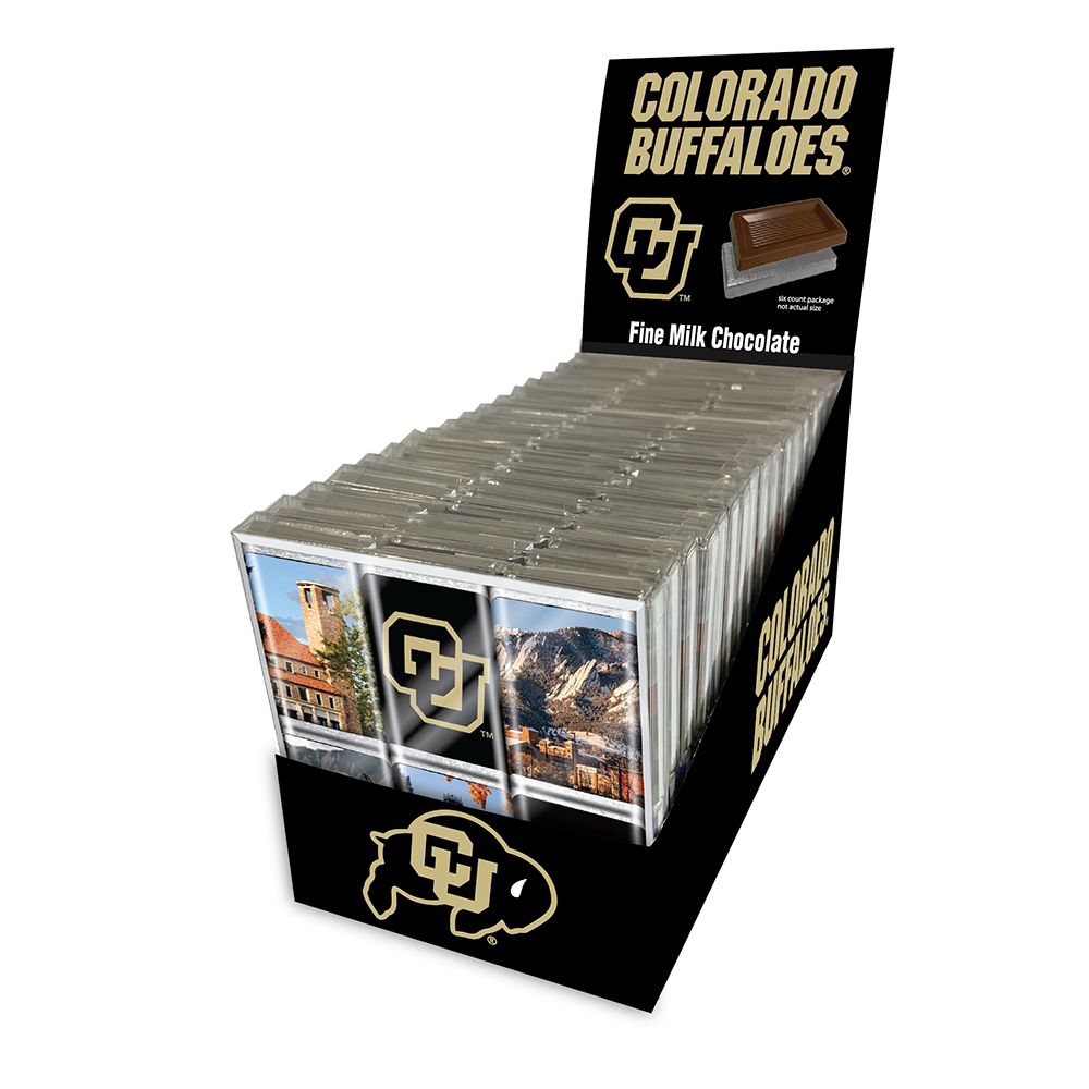 Colorado Buffaloes Chocolate Iconics (18ct Counter Display)