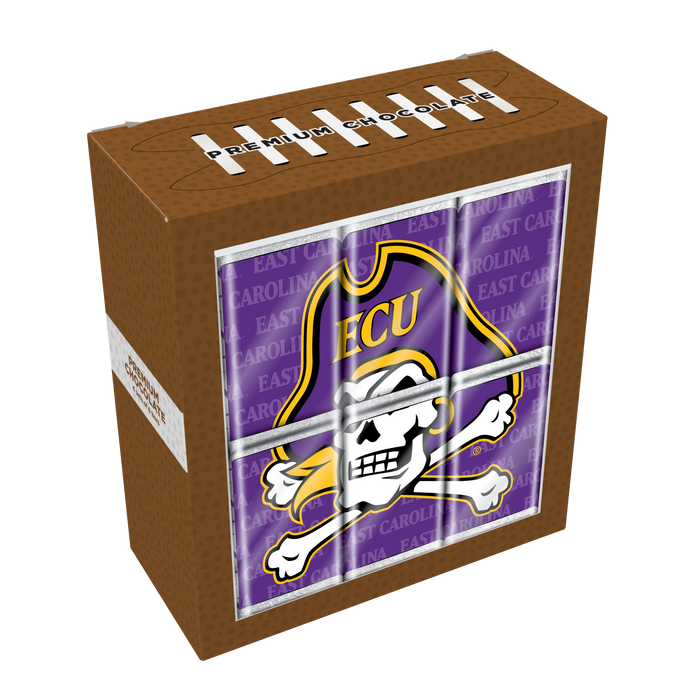 East Carolina Pirates Thins Chocolate Pack (4 Piece)