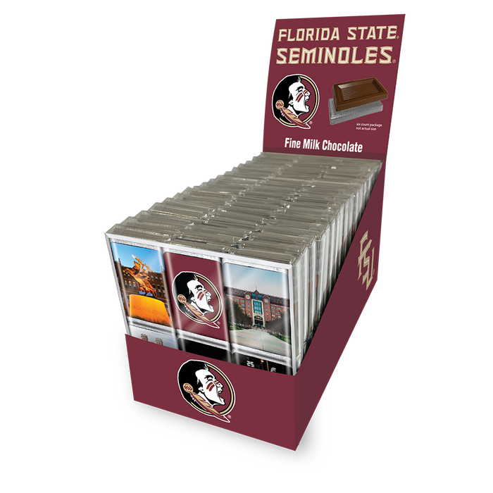 Florida State Seminoles Chocolate Iconics (18ct Counter Display)