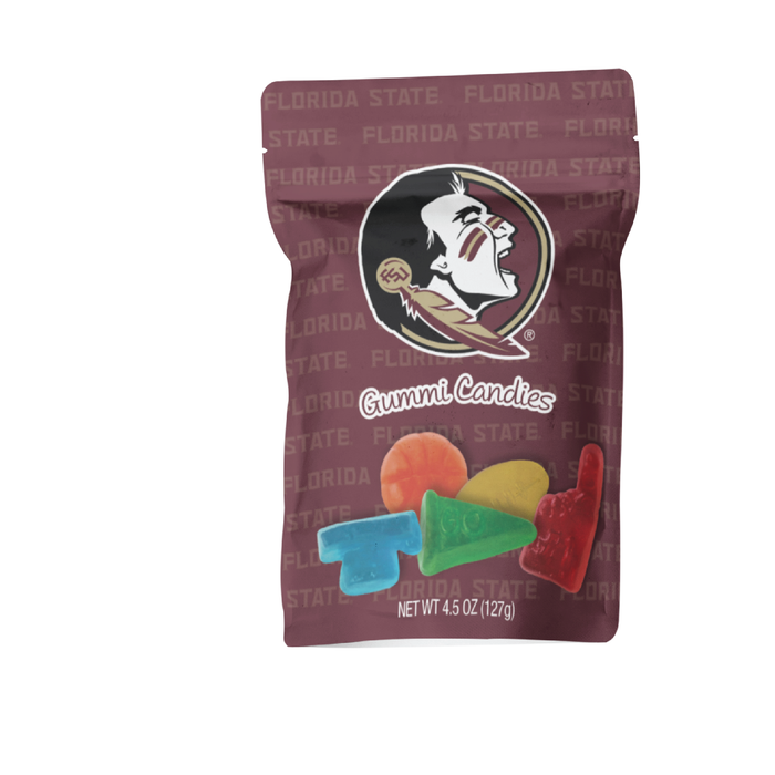 Florida State  Seminoles Candy Gummies Mix - Sweet and Sour (8 bags)