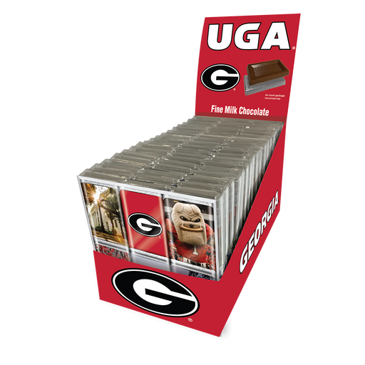 Georgia Bulldogs Chocolate Iconics (18ct Counter Display)