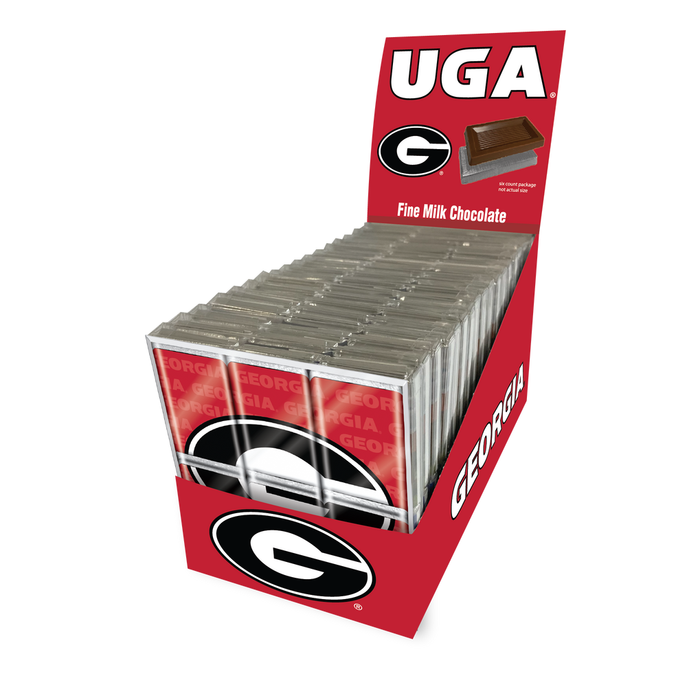 Georgia Bulldogs Chocolate Puzzle (18ct Counter Display)