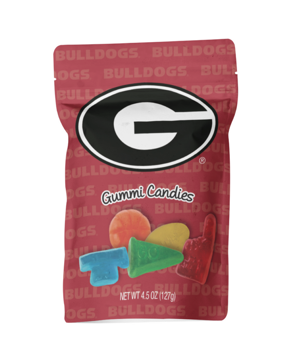 Georgia Bulldogs Gummies Floor Display