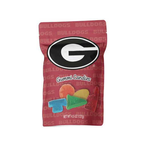 Georgia Bulldogs Candy Gummies Mix - Sweet and Sour (8 bags)