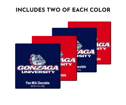 Gonzaga Bulldogs Chocolate Bars (4 Piece)