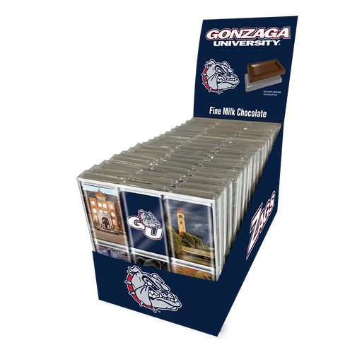 Gonzaga Bulldogs Chocolate Iconics (18ct Counter Display)