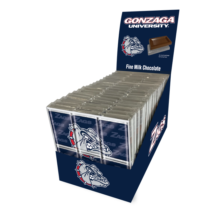 Gonzaga Bulldogs Chocolate Puzzle (18ct Counter Display)