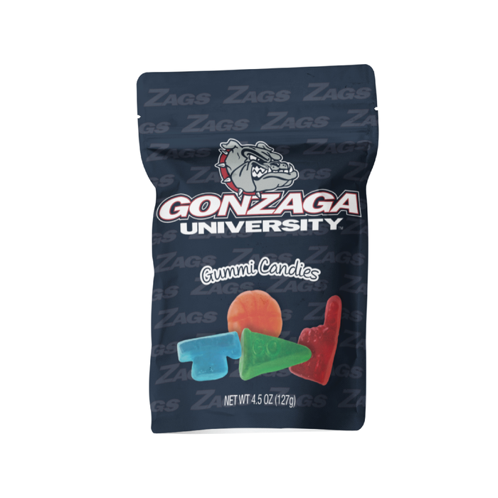Gonzaga Bulldogs Candy Gummies Mix - Sweet and Sour (8 bags)