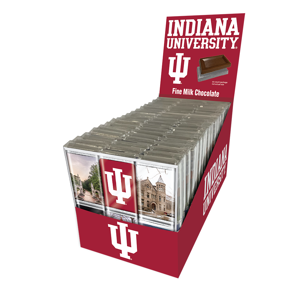 Indiana Hoosiers Chocolate Iconics (18ct Counter Display)