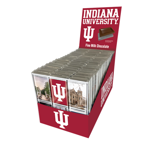Indiana Hoosiers Chocolate Iconics (18ct Counter Display)