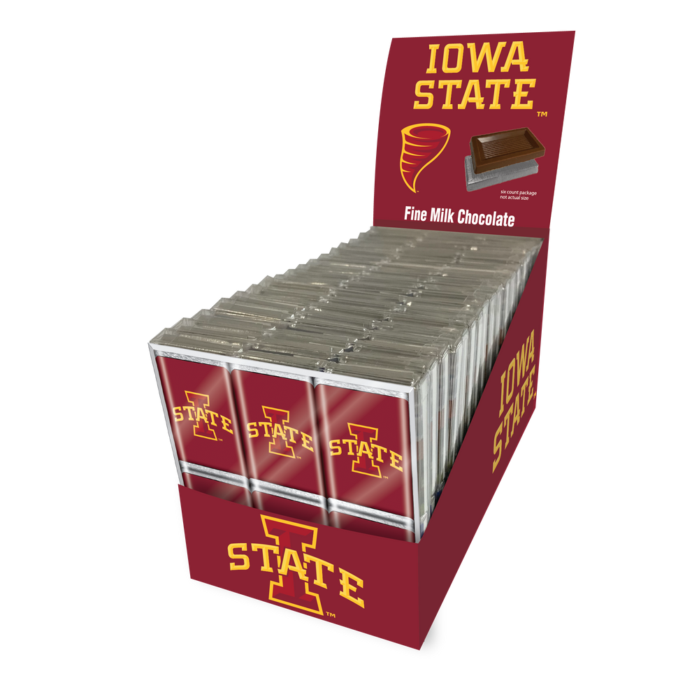 Iowa State Cyclones Chocolate Puzzle (18ct Counter Display)