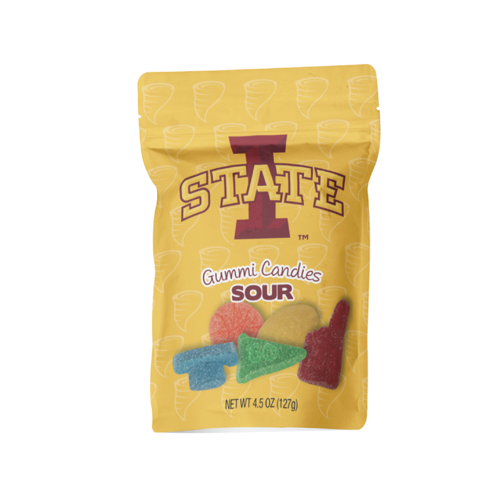 Iowa State Cyclones Sour Gummies (12 Count Case)