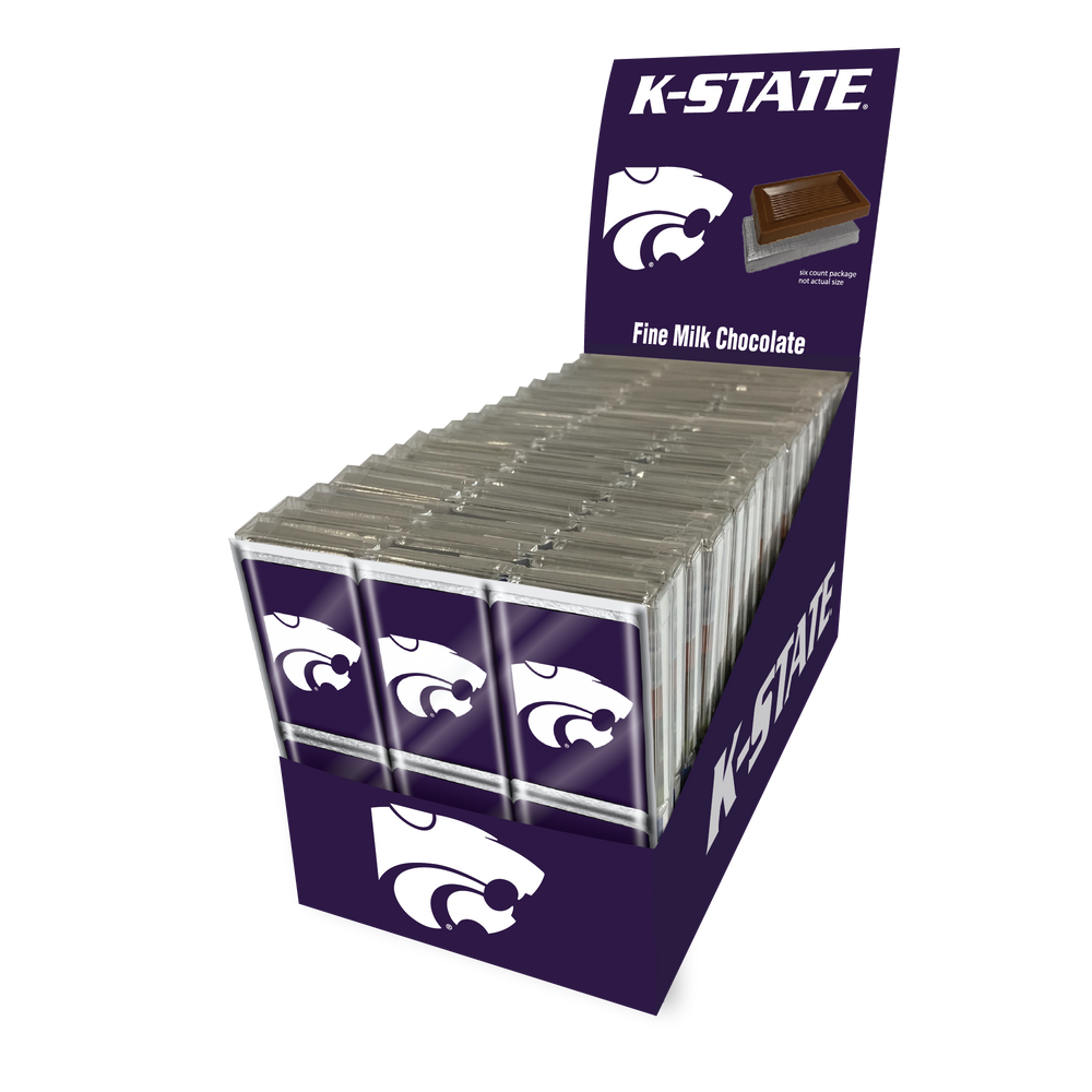 Kansas State Wildcats Chocolate Puzzle (18ct Counter Display)