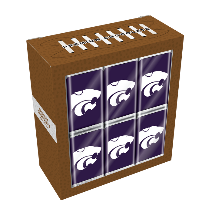 Kansas State Wildcats Thins Chocolate Pack (4 Piece)