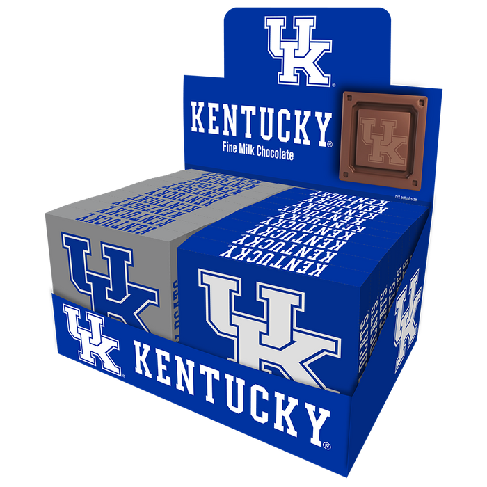 Kentucky Wildcats Embossed Chocolate Bar (18ct Counter Display)