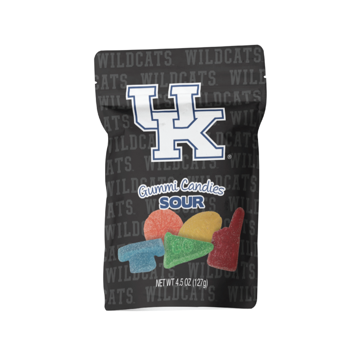Kentucky Wildcats Candy Gummies Mix - Sweet and Sour (8 bags)