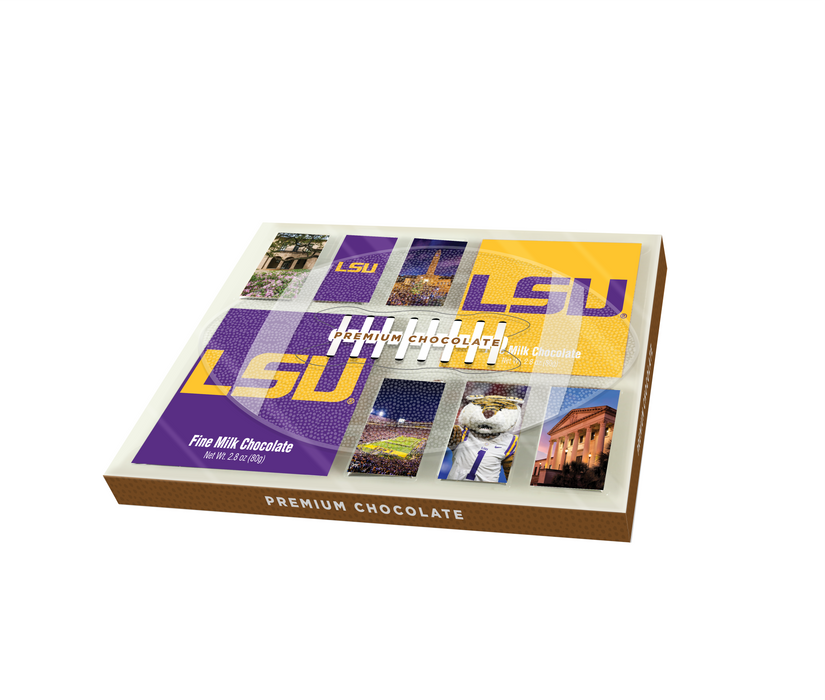 LSU Tigers Chocolate Gift Box (8 Pieces)