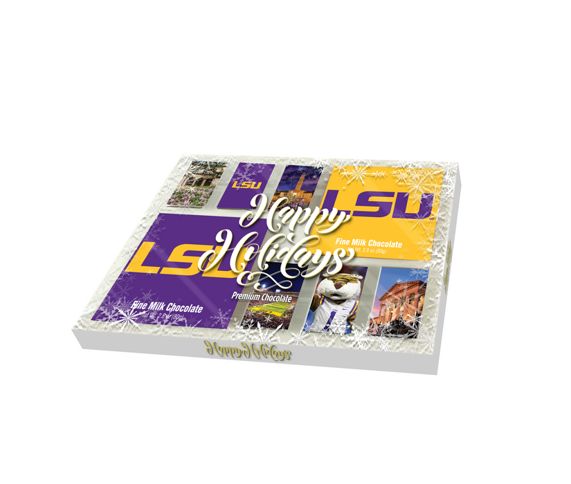 LSU Tigers Chocolate Gift Box (8 Pieces)