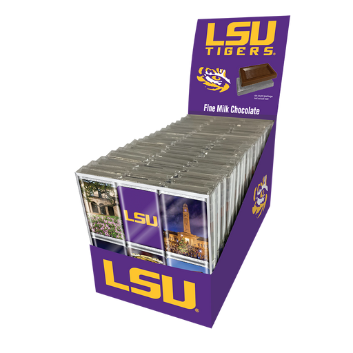LSU Tigers Chocolate Iconics (18ct Counter Display)