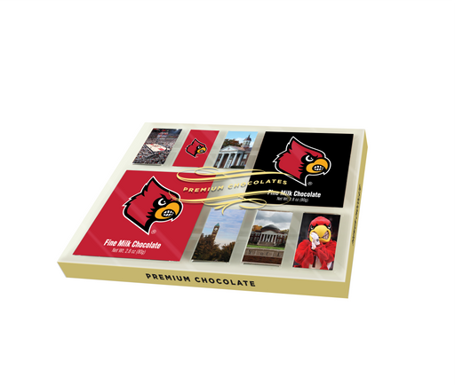 Louisville Cardinals Chocolate Gift Box (8 Pieces)