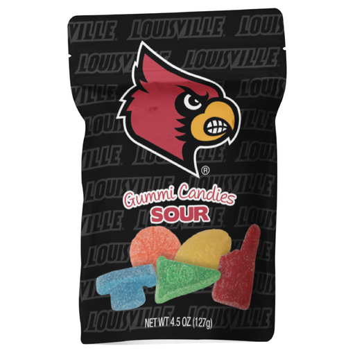Louisville Cardinals Gummies Floor Display