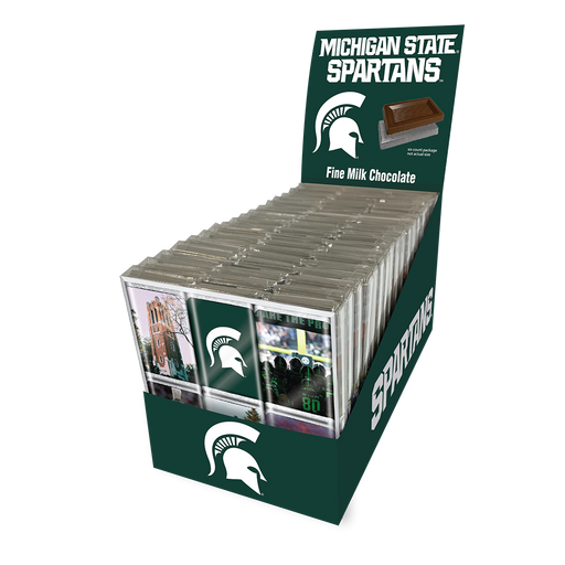 Michigan State Spartans Chocolate Iconics (18ct Counter Display)