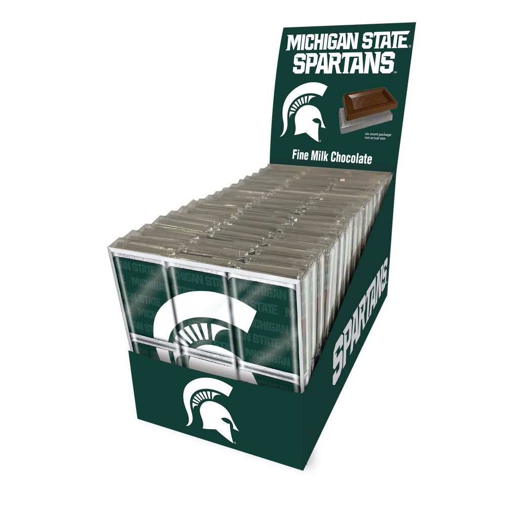 Michigan State Spartans Chocolate Puzzle (18ct Counter Display)