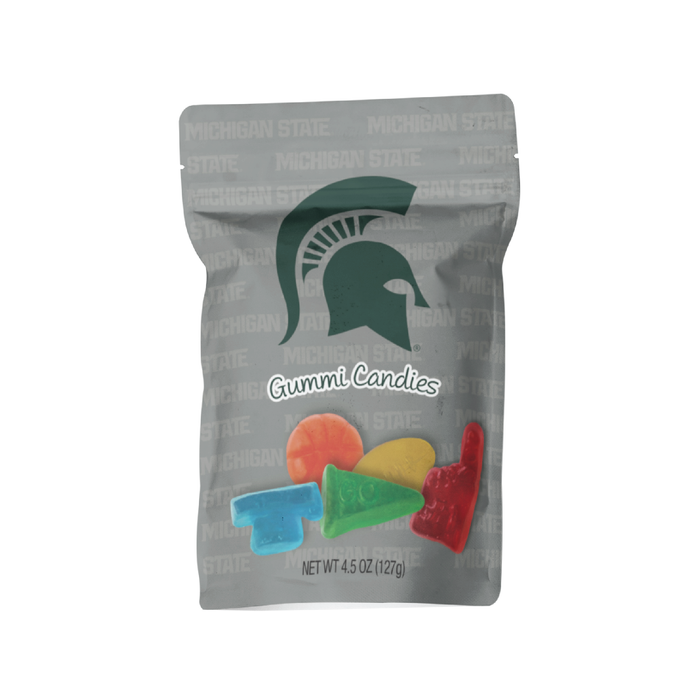 Michigan State Spartans Candy Gummies Mix - Sweet and Sour (8 bags)