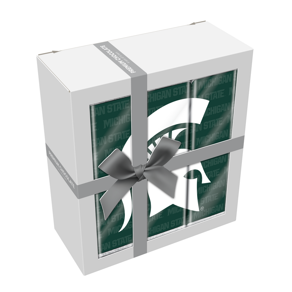 Michigan State Spartans Thins Chocolate Pack (4 Piece)
