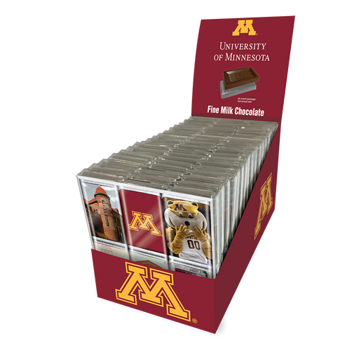Minnesota Golden Gophers Chocolate Iconics (18ct Counter Display)